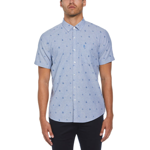 Oxford Re-Pete Print Shirt (Classic Blue) 