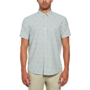 Oxford Re-Pete Print Shirt (Oil Blue) 