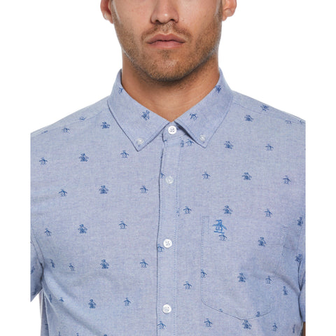Oxford Re-Pete Print Shirt (Classic Blue) 