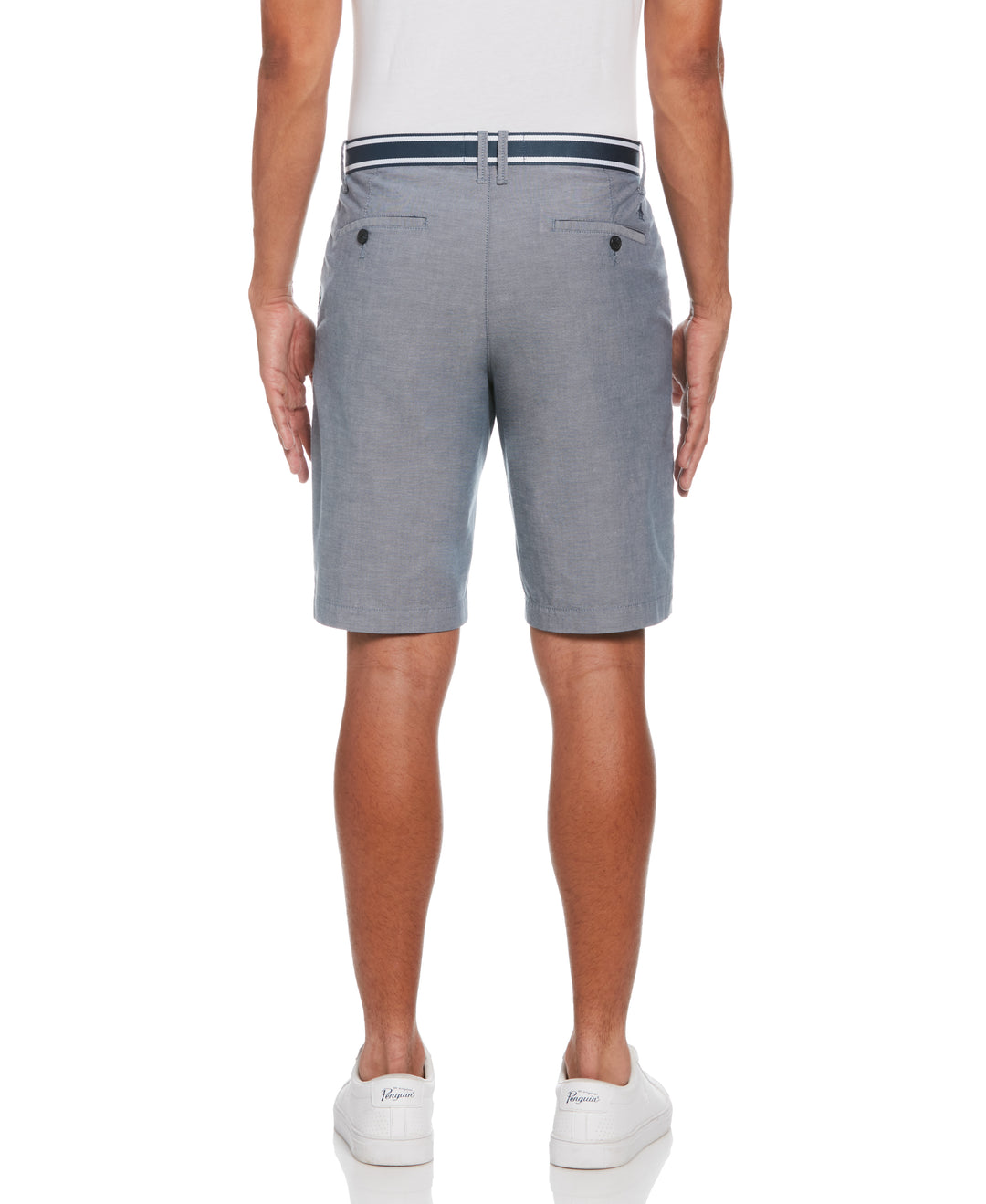 Oxford Slim Fit Short (Dark Denim) 