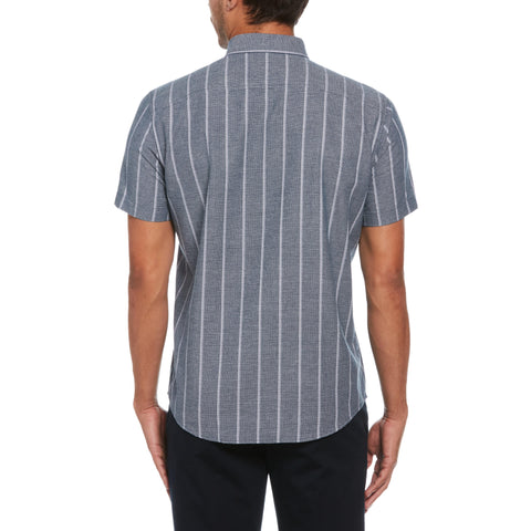 Oxford Vertical Stripe Shirt (Poseidon Blue) 