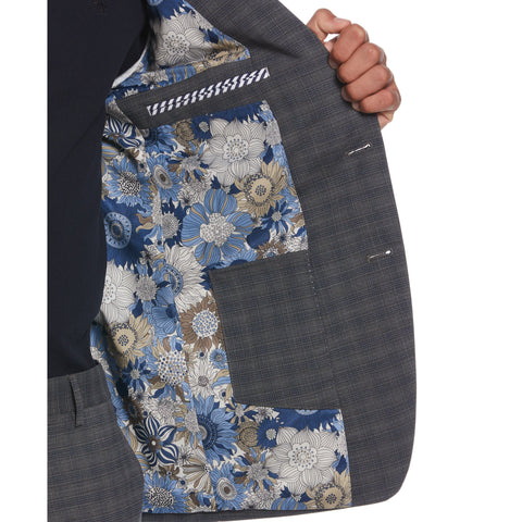 Suit Jacket  (Grey/Blue) 