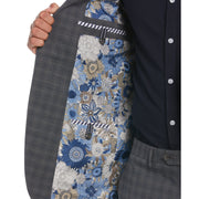 Suit Jacket  (Grey/Blue) 