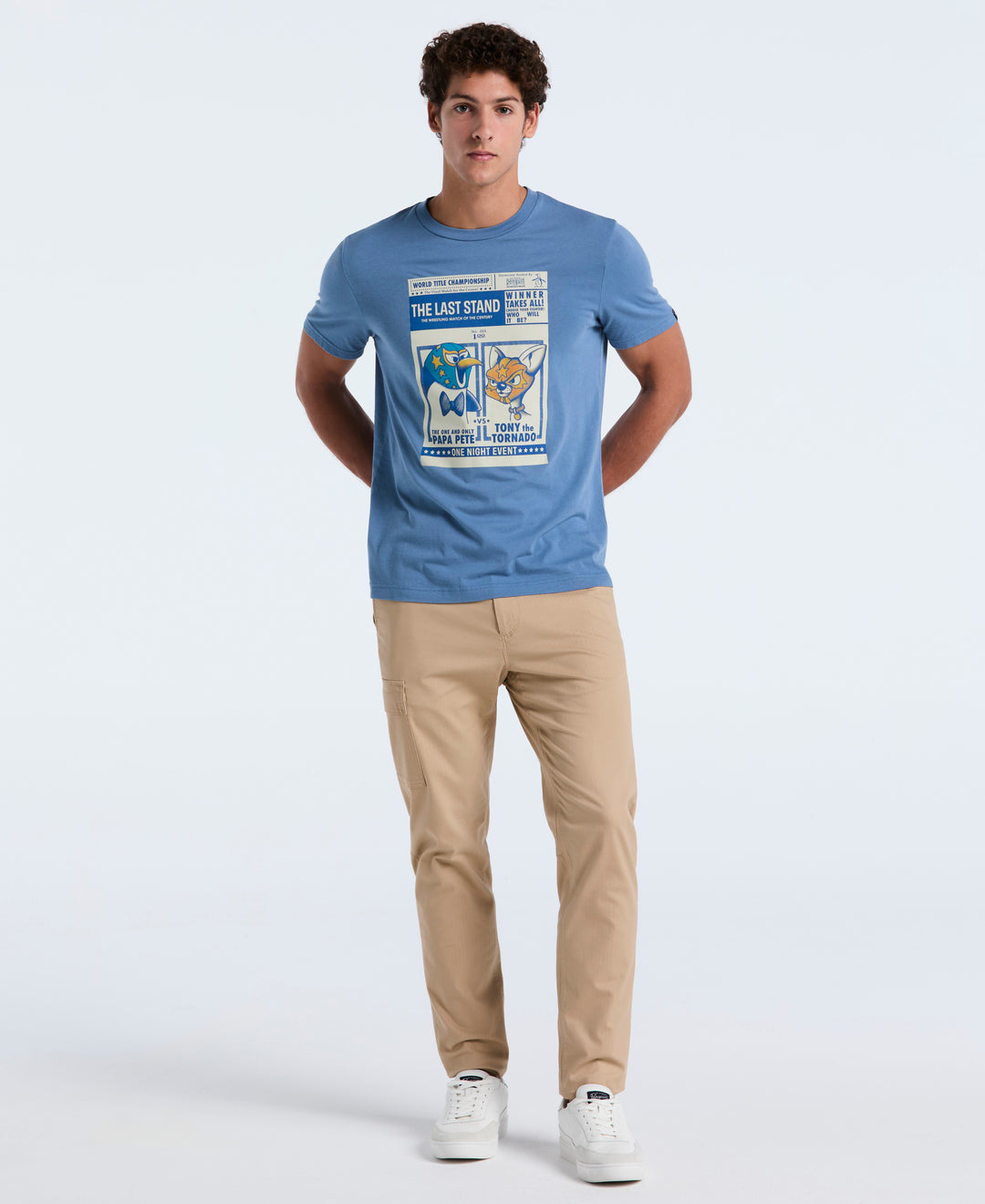 Graphic Papa Pete Tee (Copen Blue) 