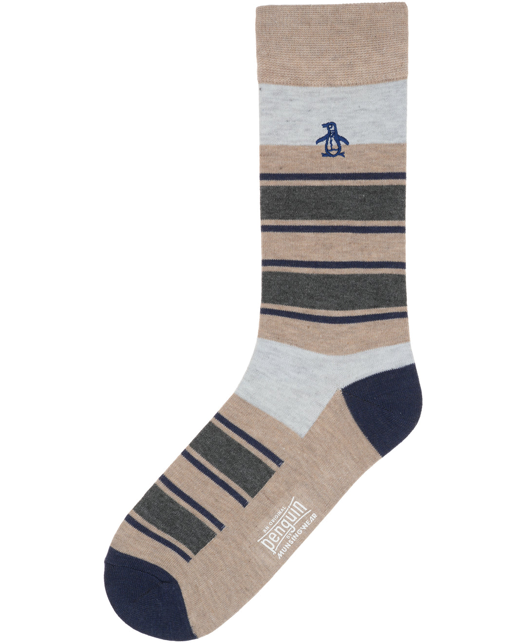 Paulson Stripe Sock (Taupe) 