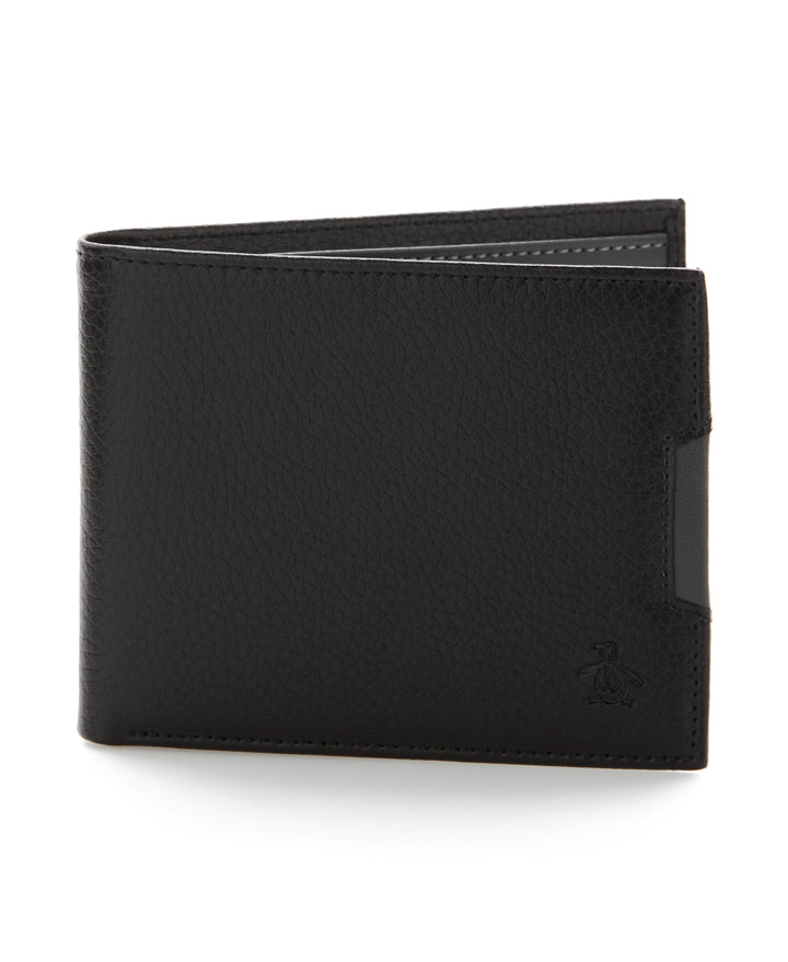 Pebble Bifold Wallet (Blk) 