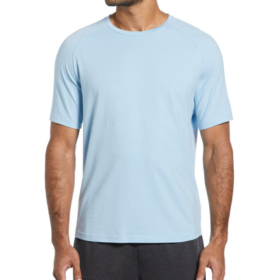 Crew Neck Raglan Tee  (Clear Sky) 