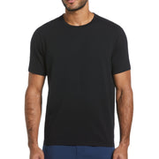 Crew Neck Tee  (Caviar) 