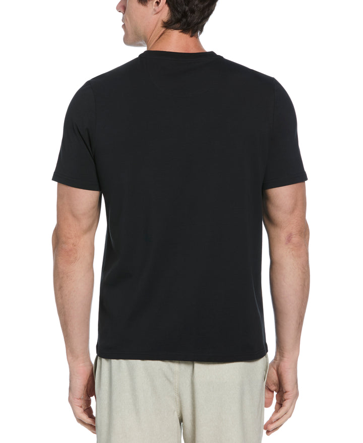 Crew Neck Tee  (Caviar) 