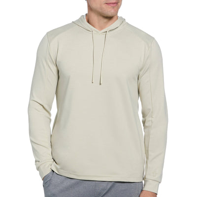 Long Sleeve Midweight Pieced Crew Neck Pull Over  (Agate Silver Htr) 