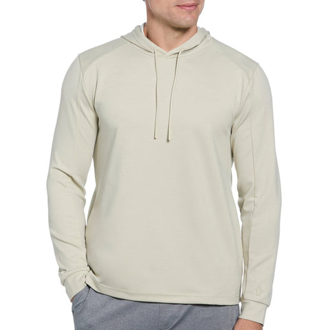 Long Sleeve Midweight Pieced Crew Neck Pull Over  (Agate Silver Htr) 
