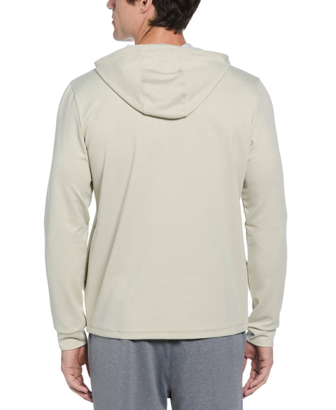 Long Sleeve Midweight Pieced Crew Neck Pull Over  (Agate Silver Htr) 