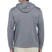 Long Sleeve Midweight Pieced Crew Neck Pull Over  (Quiet Gray Heather) 