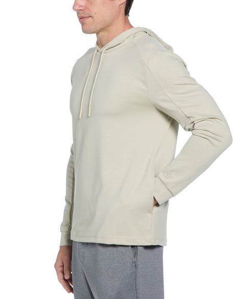 Long Sleeve Midweight Pieced Crew Neck Pull Over  (Agate Silver Htr) 
