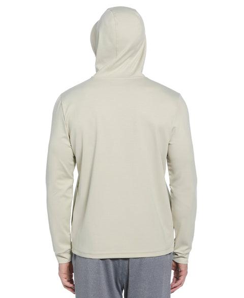 Long Sleeve Midweight Pieced Crew Neck Pull Over  (Agate Silver Htr) 