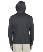 Long Sleeve Midweight Pieced Crew Neck Pull Over  (Dark Caviar Heather) 