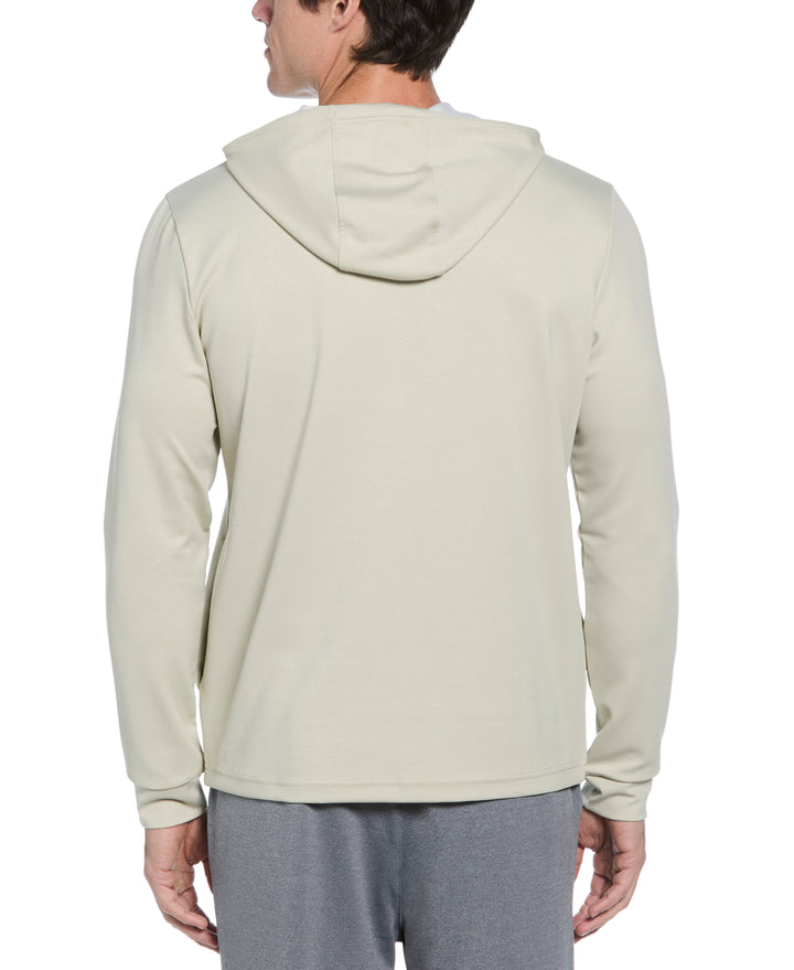 Long Sleeve Midweight Pieced Crew Neck Pull Over  (Agate Silver Htr) 