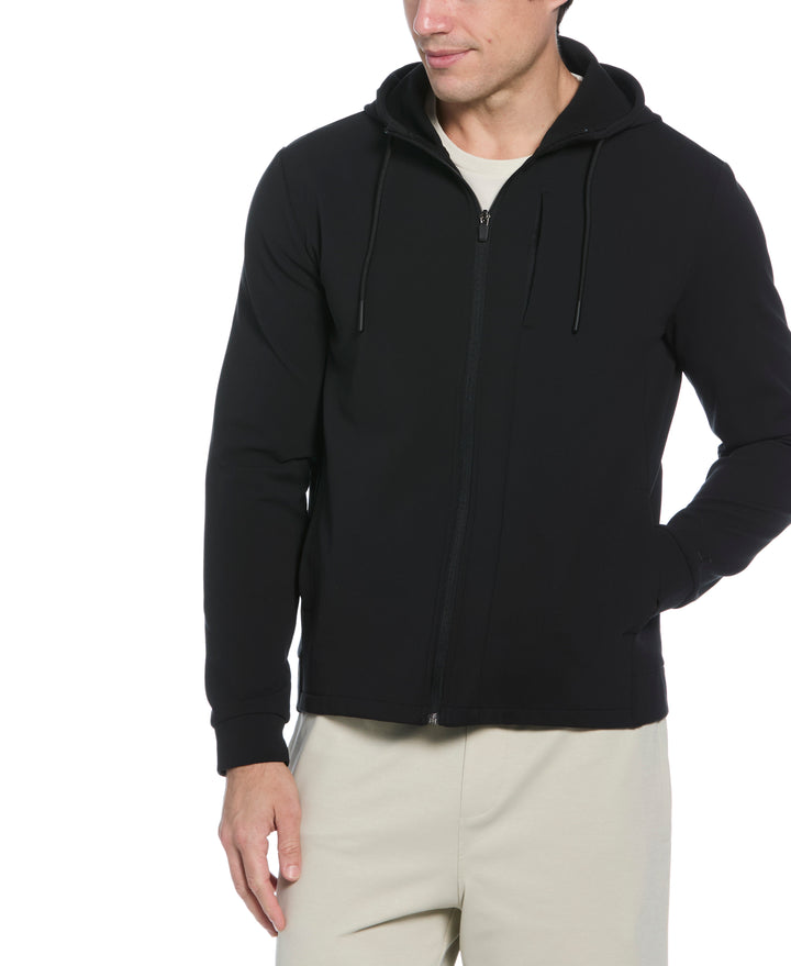 Long Sleeve Micro Texture Sweater (Caviar) 