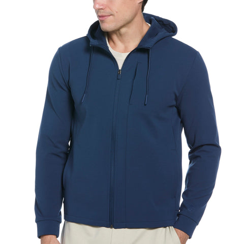 Long Sleeve Micro Texture Sweater (Insignia Blue) 