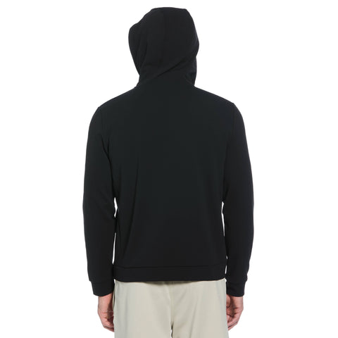 Penguin Sport Micro Texture Full Zip Hoodie Jacket-Jackets-Original Penguin