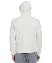 Micro Texture Full Zip Hoodie Jacket (Silver Birch) 