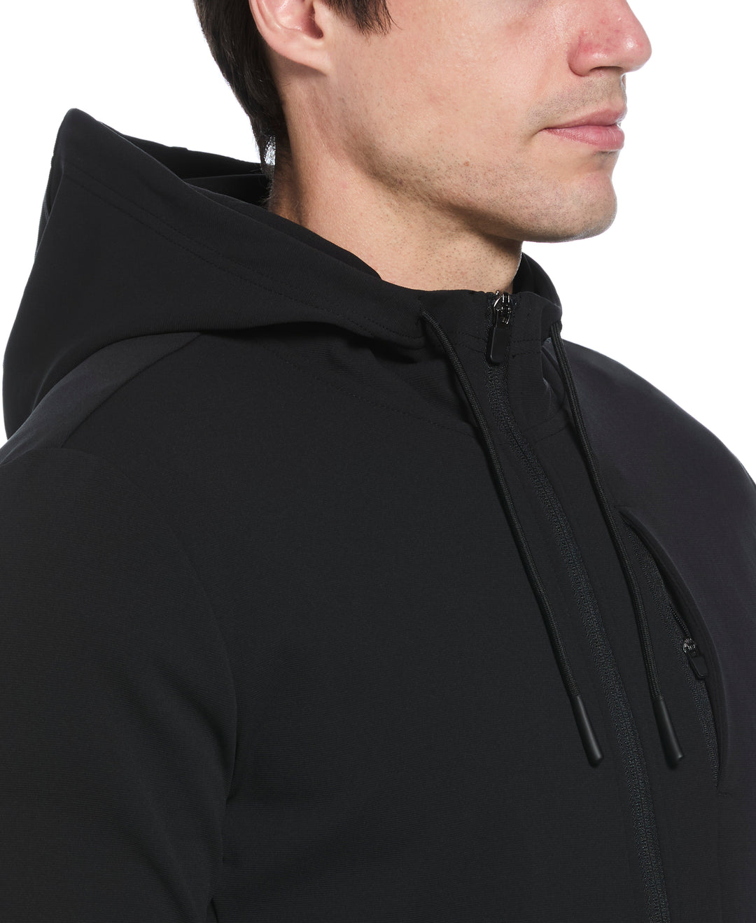 Long Sleeve Micro Texture Sweater (Caviar) 
