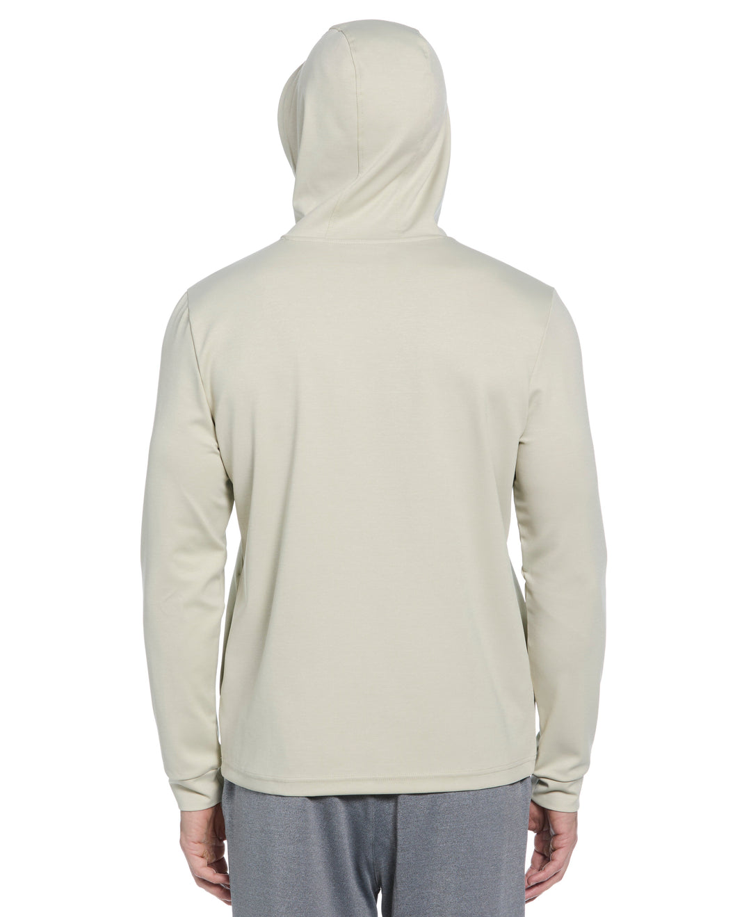 Long Sleeve Midweight Pieced Crew Neck Pull Over  (Agate Silver Htr) 
