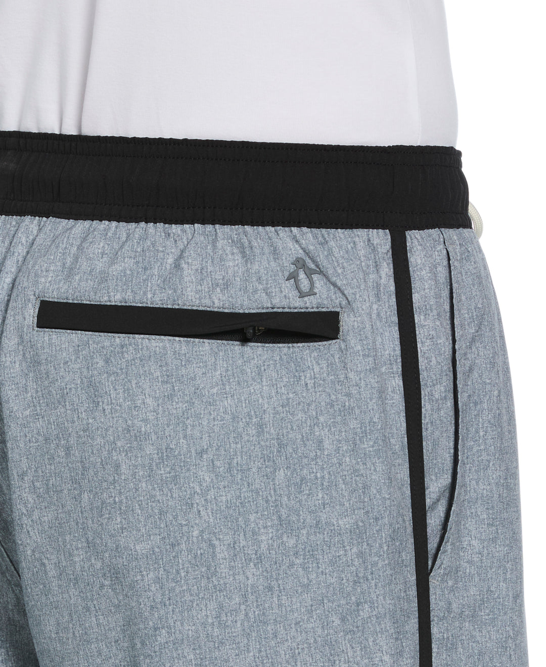 Performance Piping Short   (Quiet Gray Htr/Caviar) 