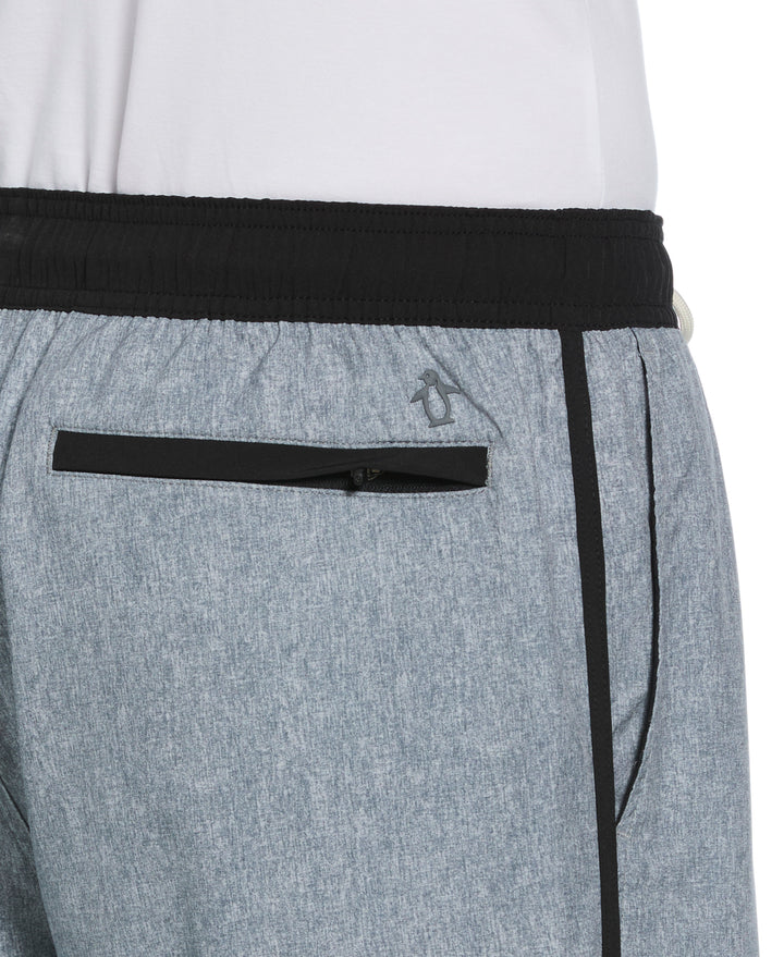 Performance Piping Short   (Quiet Gray Htr/Caviar) 