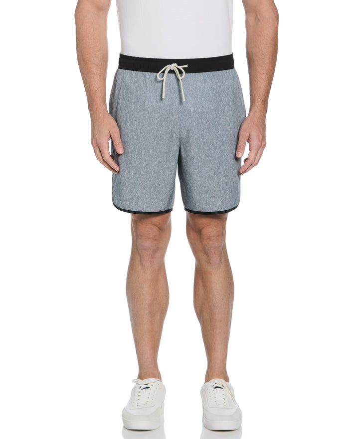 Performance Piping Short   (Quiet Gray Htr/Caviar) 