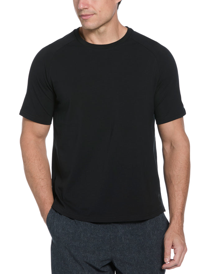 Crew Neck Raglan Tee (Caviar) 