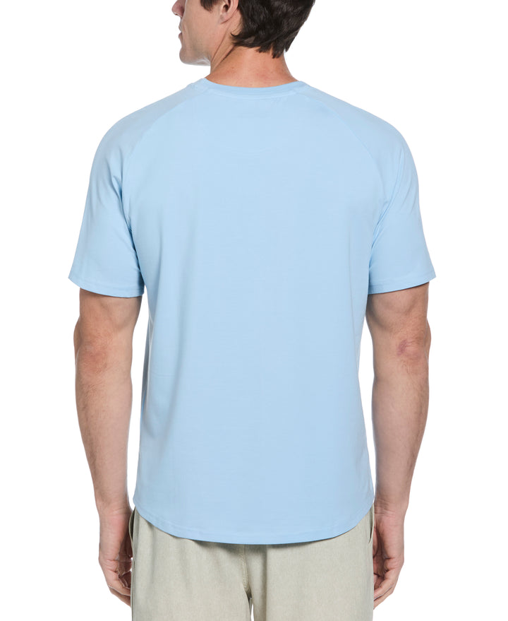 Crew Neck Raglan Tee (Clear Sky) 