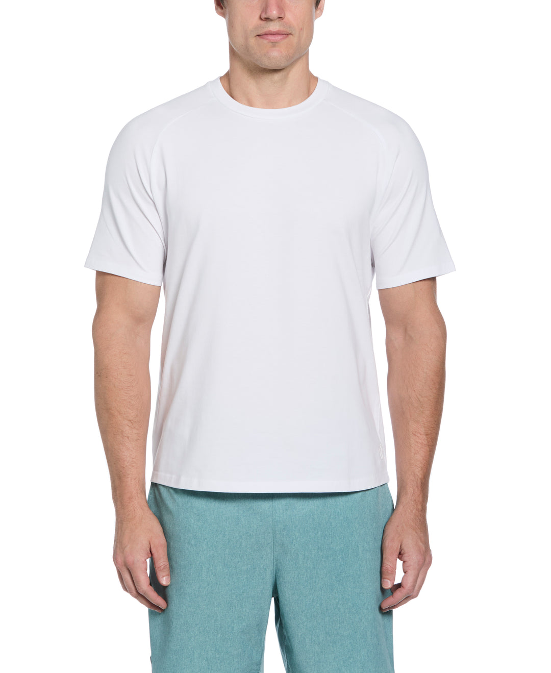 Crew Neck Raglan Tee (Brilliant White) 