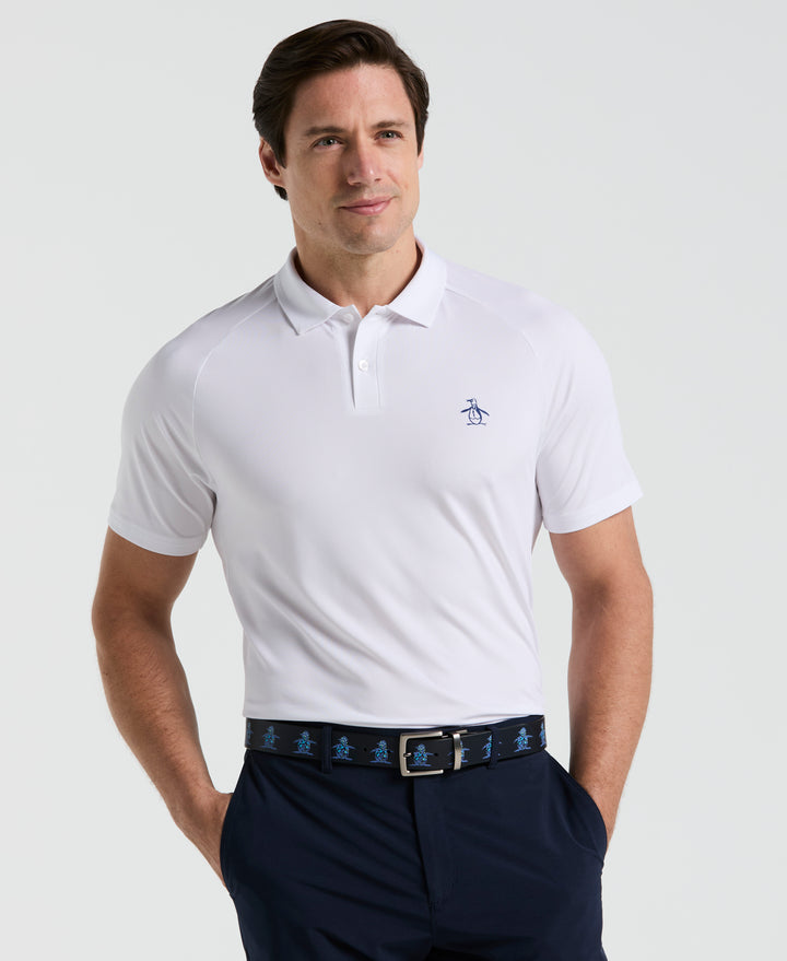 Legacy Gussett Tennis Polo Shirt (Bright White) 