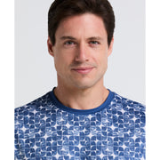 Performance Ombre Block Tennis Tee (True Navy) 