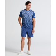 Performance Ombre Block Tennis Tee (True Navy) 