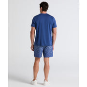 Performance Printed Tennis Short (True Navy) 