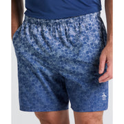 Performance Printed Tennis Short (True Navy) 