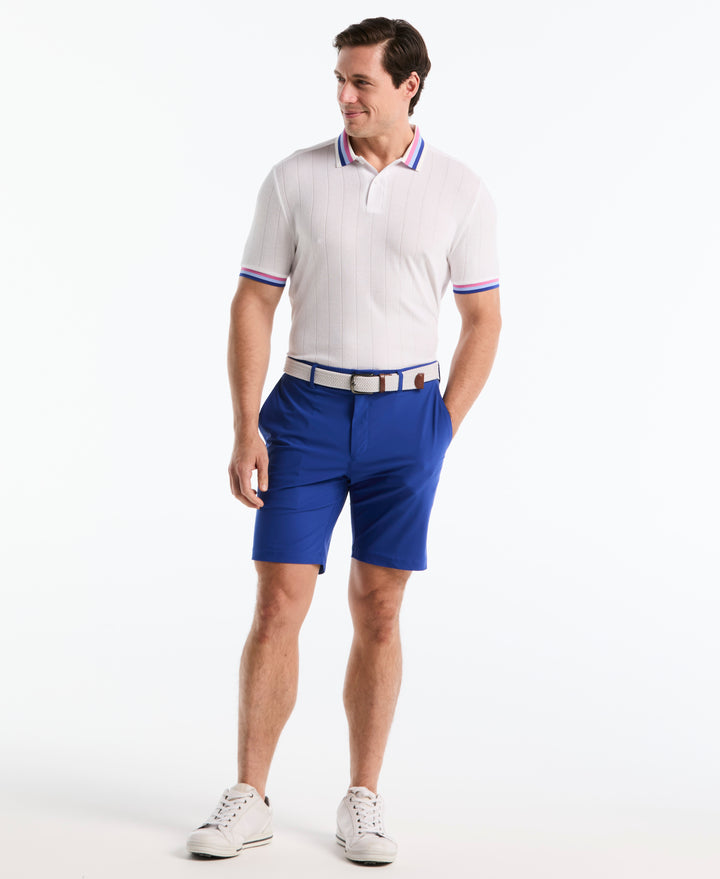 Performance Ribbed Blocking Terry Golf Polo-Golf Polos-Original Penguin