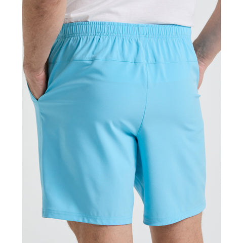 Solid Tennis Shorts (Blue Grotto) 