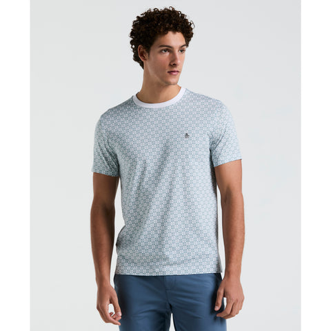 Pete Check Tee-Tees-Bright White-XS-Original Penguin