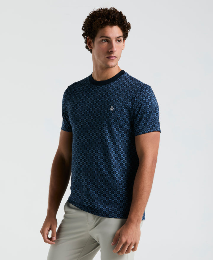 Pete Check Tee (Dark Sapphire) 