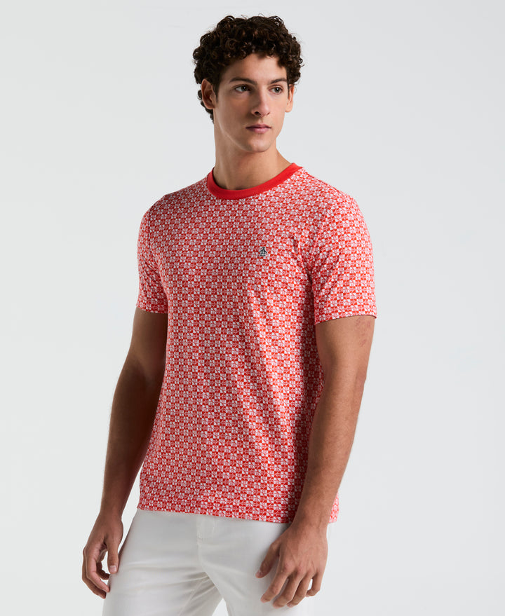 Pete Check Tee (Cherry Tomato) 