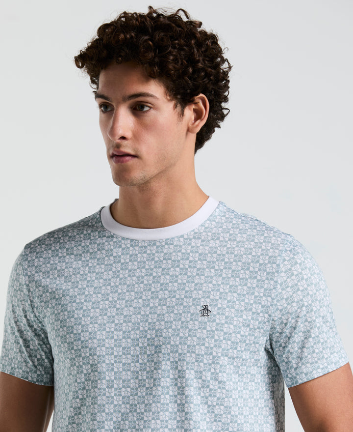 Pete Check Tee (Bright White) 