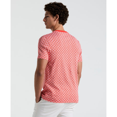 Pete Check Tee (Cherry Tomato) 