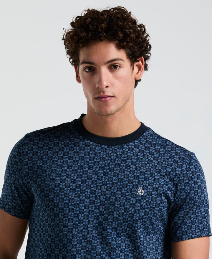 Pete Check Tee (Dark Sapphire) 