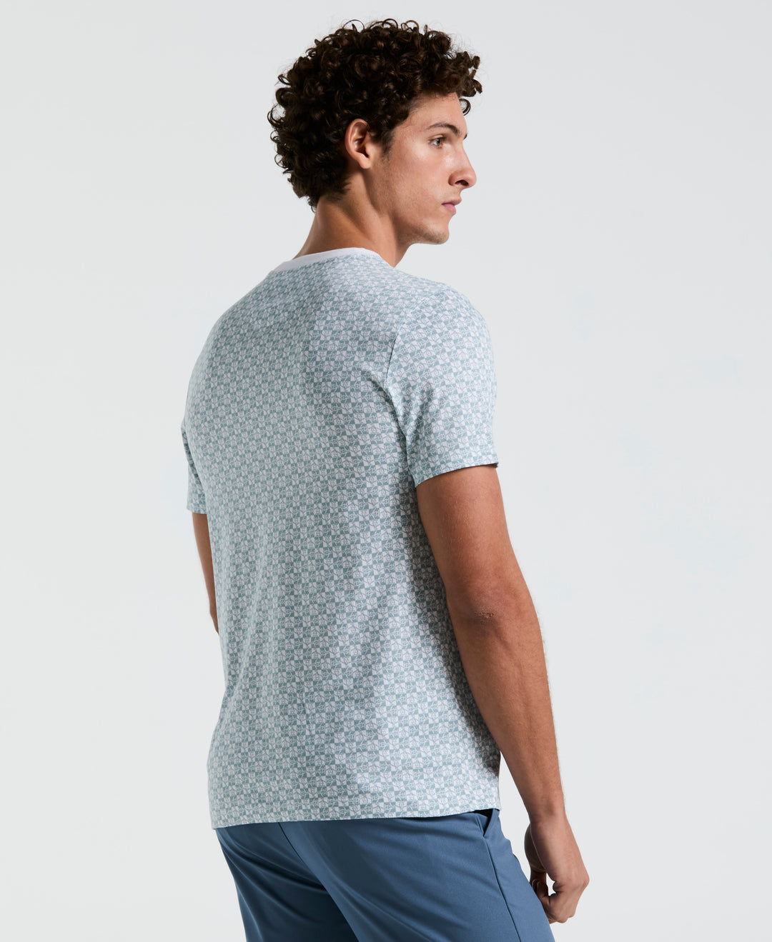 Pete Check Tee (Bright White) 