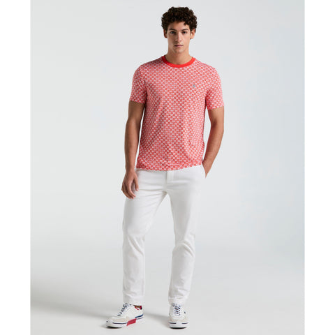 Pete Check Tee (Cherry Tomato) 