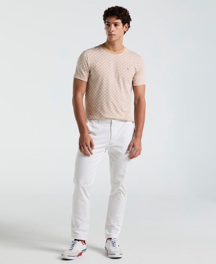 Pete Check Tee (Travertine) 