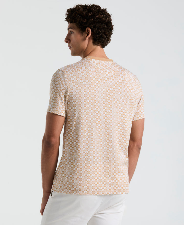 Pete Check Tee (Travertine) 